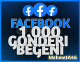 Facebook 1.000 Gönderi Beğeni