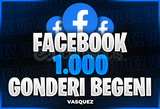 ⭐ Facebook 1000 Gönderi Beğeni ⭐