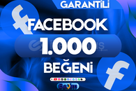 FACEBOOK 1.000 GÖNDERİ BEĞENİ / GARANTİLİ