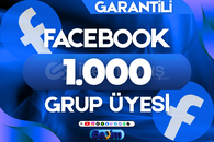 FACEBOOK 1.000 GRUP ÜYE / GARANTİLİ