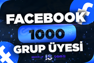 ⭐Facebook 1000 Grup Üye | HIZLI⭐