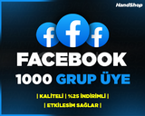 ⭐FACEBOOK 1000 GRUP ÜYE | KALİTELİ⭐