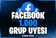⭐ Facebook 1000 Grup Üyesi