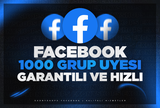 ⚡FACEBOOK 1000 GRUP ÜYESİ⚡