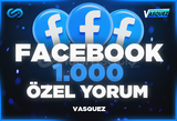 ⭐ Facebook 1000 Özel Yorum ⭐