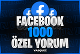 ⭐ Facebook 1000 Özel Yorum ⭐