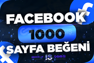⭐Facebook 1000 Sayfa Beğeni⭐