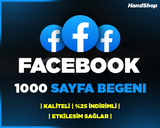 ⭐FACEBOOK 1000 SAYFA BEĞENİ | KALİTELİ⭐