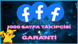 ⭐FACEBOOK 1000 SAYFA TAKİPÇİSİ+30 GÜN GARANTİ⭐