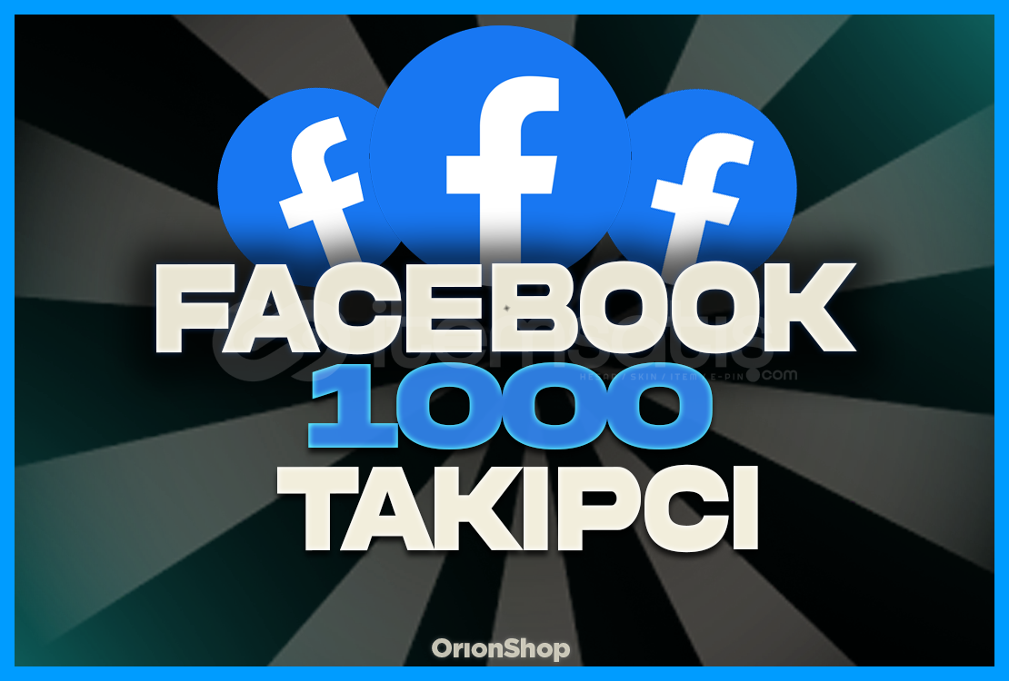 FACEBOOK 1000 TAKİPÇİ + Garanti + Destek FACEBOOK 1000 TAKİPÇİ + Garanti + Destek