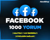 ⭐FACEBOOK 1000 YORUM | KALİTELİ⭐