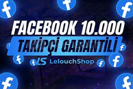 ⭐FACEBOOK⭐ 10.000 Beğeni Paketi
