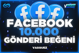 ⭐ Facebook 10.000 Gönderi Beğeni ⭐