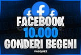 ⭐ Facebook 10.000 Gönderi Beğeni ⭐