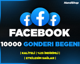 ⭐FACEBOOK 10000 GÖNDERİ BEĞENİ | KALİTELİ⭐