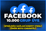 ⭐FACEBOOK 10000 GRUP ÜYE | KALİTELİ⭐