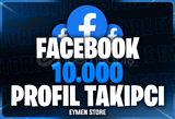 ⭐Facebook 10.000 Profil Takipçi⭐