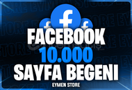 ⭐ Facebook 10.000 Sayfa Beğeni