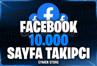 ⭐ Facebook 10.000 Sayfa Takipçi