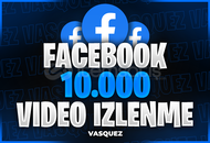 ⭐ Facebook 10.000 Video İzlenme ⭐