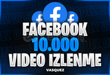 ⭐ Facebook 10.000 Video İzlenme ⭐