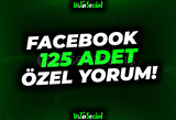 ⭐FaceBook 125 Özel Yorum!
