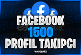 ⭐ Facebook 1500 Profil Takipçi ⭐