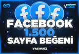 ⭐ Facebook 1500 Sayfa Beğeni ⭐