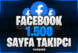 ⭐ Facebook 1500 Sayfa Takipçi ⭐