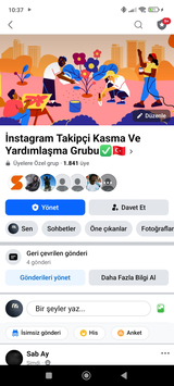 Facebook 1800 Üyeli Grup