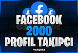 ⭐ Facebook 2000 Profil Takipçi ⭐