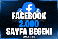 ⭐ Facebook 2000 Sayfa Beğeni