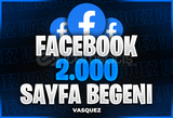 ⭐ Facebook 2000 Sayfa Beğeni ⭐