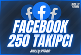 ⚡ Facebook 250 Adet Garantili Takipçi ⚡