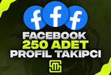✨FaceBook 250 Adet Profil Takipçi!