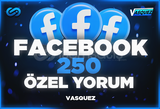 ⭐ Facebook 250 Özel Yorum ⭐