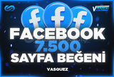 ⭐ Facebook 7500 Sayfa Beğeni ⭐