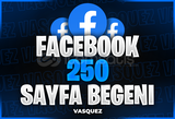 ⭐ Facebook 250 Sayfa Beğeni ⭐