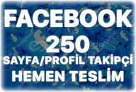 Facebook 250 Sayfa / Profil Takipçi