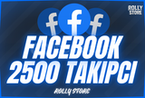 ⚡ Facebook 2.500 Adet Garantili Takipçi ⚡