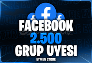 ⭐ Facebook 2500 Grup Üyesi
