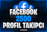 ⭐ Facebook 2500 Profil Takipçi ⭐