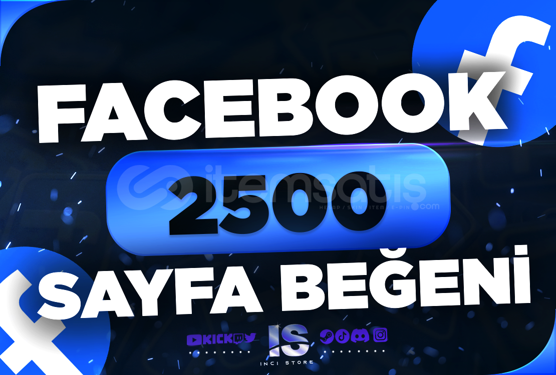 ⭐Facebook 2500 Sayfa Beğeni+Takipçi⭐ ⭐Facebook 2500 Sayfa Beğeni+Takipçi⭐