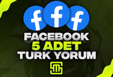 ✨FaceBook 5 Adet Özel Türk Yorum!