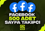 ✨FaceBook 500 Adet Sayfa Takipçi!