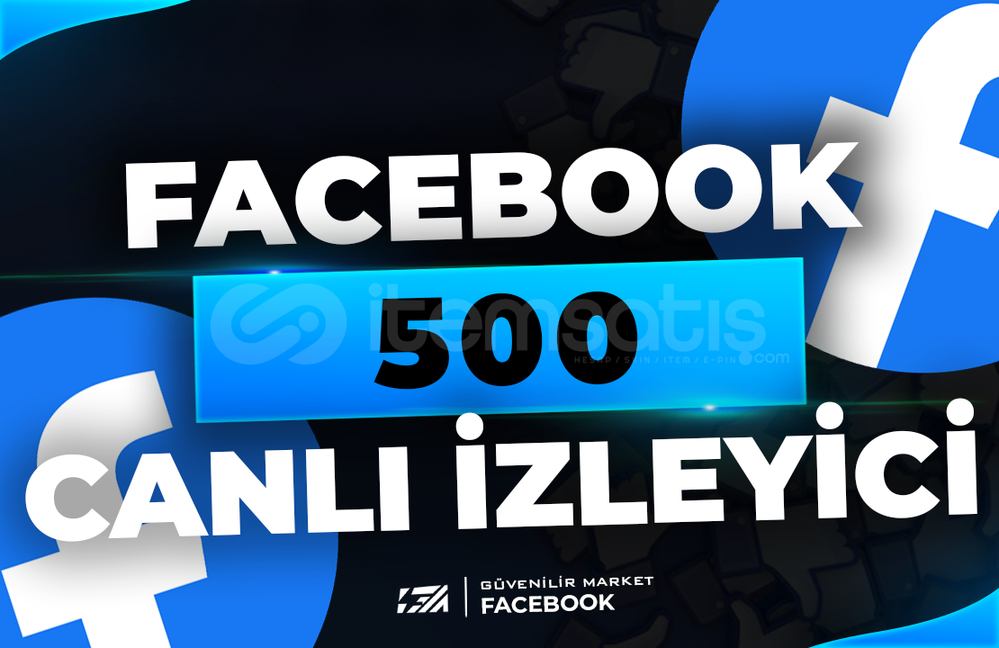 ⭐Facebook 500 Canlı İzleyici - 60 Dakika⭐ ⭐Facebook 500 Canlı İzleyici - 60 Dakika⭐