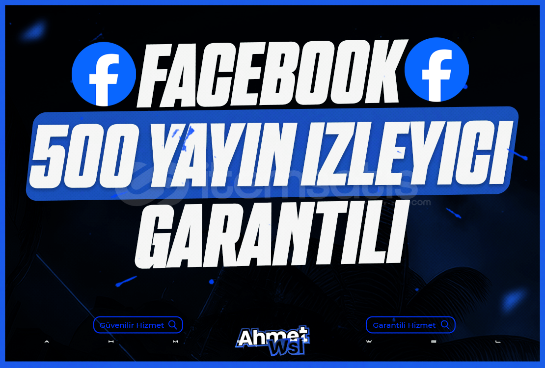 Facebook 500 Canlı Yayın İzleyici (60 Dk) Facebook 500 Canlı Yayın İzleyici (60 Dk)