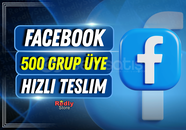 ⭐Facebook 500 Gerçek Grup Üye Hızlı Teslimat