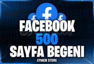 ⭐ Facebook 500 Sayfa Beğeni