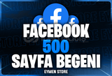 ⭐Facebook 500 Sayfa Beğeni⭐